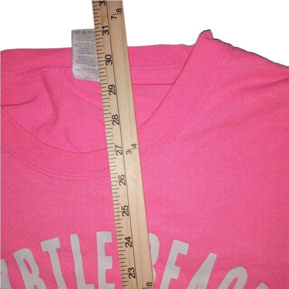 Myrtle Beach SC  Shirt Adult  Size 3XL Pink Tee Heavy - Picture 8 of 8